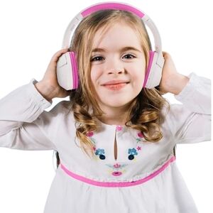 Altec Lansing Pink and White Kids Headphones